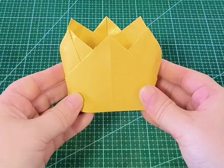 《莲花缸》折法#手工折纸教程 #非遗传承 #叠元宝