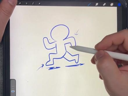 漫画作品如何表现,才能让跑步有飞一般的感觉? #画画其实很简单#手账#跟我一起学画画#一起来画画吧#零基础学画画@抖音小助手 @DOU+小助手