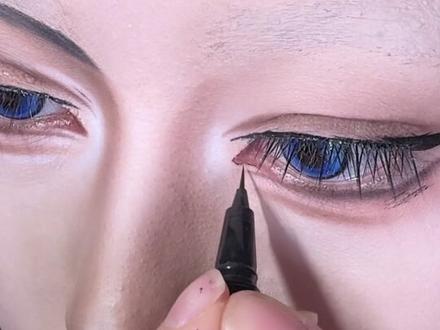 义勇眼妆妆教来袭!#富冈义勇 #cos眼妆 #妆教 #鬼灭之刃 #妆容分享