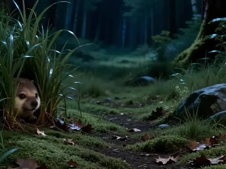 我的刀盾为了家人进山采蘑菇 #我的刀盾 #刀盾狗 #宠物狗 #采蘑菇 #ai创作浪潮计划