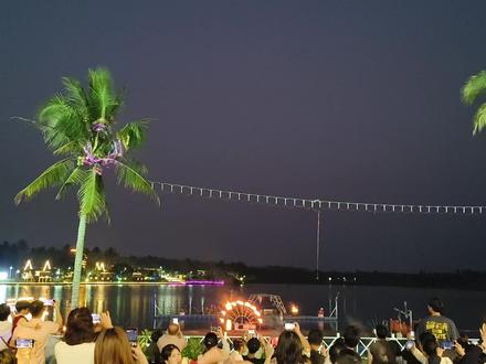 七彩加特林烟花#景点打卡