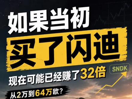 如果当初买了闪迪 #错过暴富 #错过机会 #后悔了 #闪迪 #认知差距