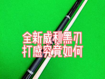全新威利黑刃球杆 #台球杆 #台球器材 #台球用品推荐 #球杆 #威利黑刃