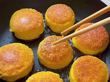 这玉米浆包也太绝了、外皮酥脆一口下去糯叽叽的