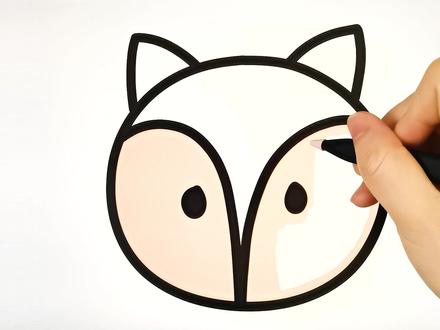 超简单!给圆加两笔 轻松画成6种可爱的小动物 看摩天轮里有谁? #简笔画教程 #儿童简笔画 #幼儿简笔画