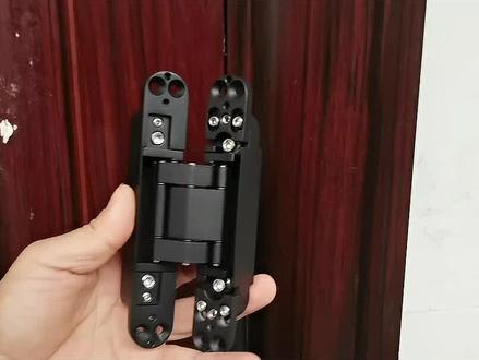 隐形门隐藏式三维可调节合页如何去调节合页螺丝来确定门缝间隙大小呢? #三维合页调试 #门缝间隙调节