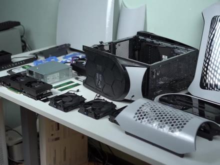 出息了!今天拆个外星人👽给大伙尝尝 #装机 #电脑 #组装电脑 #显卡 #电脑装机 #diy电脑