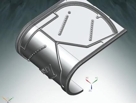 KN95产品掰直与折弯全过程#UG编程 #UG #机械