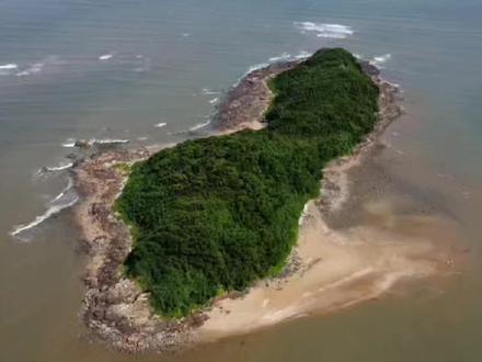 #赶海 海陵岛赶海网红点之一,下角字仔山岛
