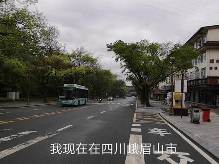 爬峨眉山:坐车到雷洞坪,然后步行到接引殿