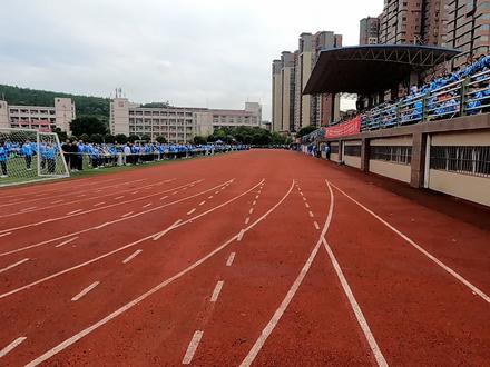 100米短跑~第一视角#记录校园生活 #校运会