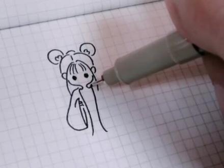 成熟的双手要学会自己画图了!#国风#简笔画 #充能计划 #画 @DOU+小助手