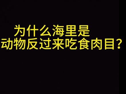 不废话动物科普 为什么海里有蹄动物可以反过来吃食肉目#神奇动物在抖音 #动物世界 #海洋生物 #鲸鱼#海豹