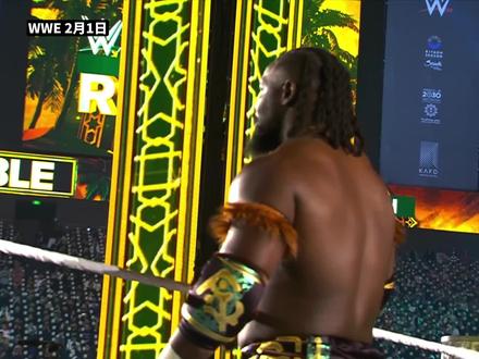 WWE 2月1日:布朗布雷克被黑衣人突袭,被奥巴费米淘汰出局 #wwe #皇家大赛2026 #布朗布雷克 #奥巴费米