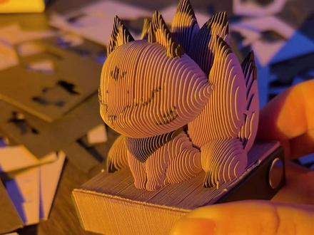 3D纸雕 模中模撕拼豆丁摸鱼小乐趣解压创意DIY立体手工小礼品#潮玩盲盒 #3d纸雕#摸鱼玩具#纸雕便签 玩具#纸雕盲盒