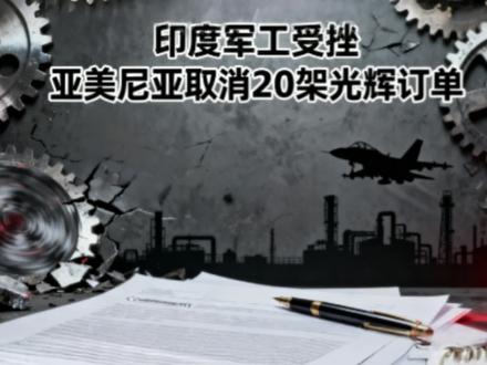 印度军工受挫
亚美尼亚取消20架光辉订单