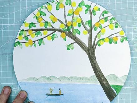 #古诗 #古诗配画 #手绘 #抖音小助手 快乐学诗,轻松学画,画古诗三衢道中