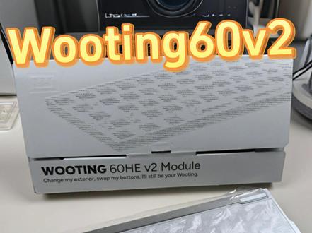 wooting60 v2 满改金属键帽+clt60羽毛壳#wooting #无畏契约 #键盘 #磁轴键盘 #键盘虾外设