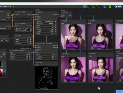 Comfyui工作流实操:Canny模型的使用 #AI #AI工具 #实用工具 #comfyui #实操派