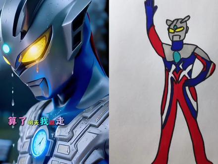 做好事的赛罗#简笔画#二次元#动漫#动画#奥特曼