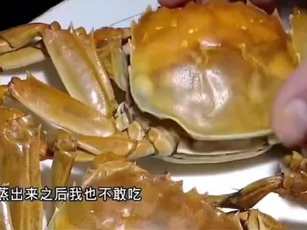 #大闸蟹 #秋天怎么能少了一顿大闸蟹 但是遇到蟹黄发黑发褐,到底能不能吃,科学解答来了!