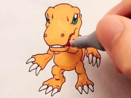 燃爆童年的新系列开启!你最喜欢哪只宝贝呢?第一弹:亚古兽就是这样画滴✏️