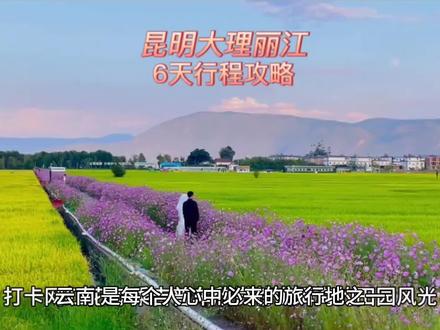 昆明大理丽江#旅行推荐官 #跟着向云端一起去旅行 #云南旅游全攻略 #大好河山一起打卡 #旅游攻略