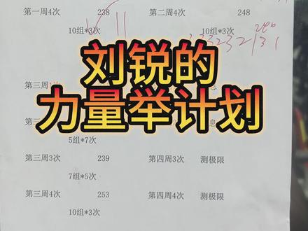 一个半月后见@健美刘锐 #卧推 #力量举