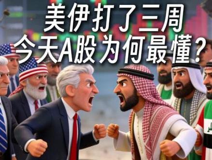 美伊打了三周今天A股为何最懂? #财经 #股票 #A股 #股市 #中东局势