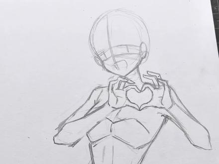 画了一个半小时的线稿长什么样 #绘画 #二次元 #鬼灭之刃 #甘露寺蜜璃 #同人