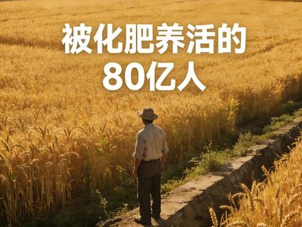 被化肥养活的80亿人 化肥对于农业、人口的意义。
