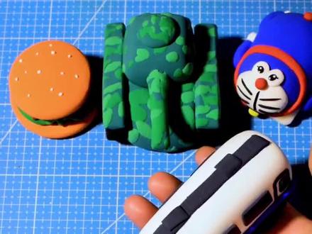 你喜欢的动车组和谐号来啦#我有百变姿态 #粘土 @抖音小助手