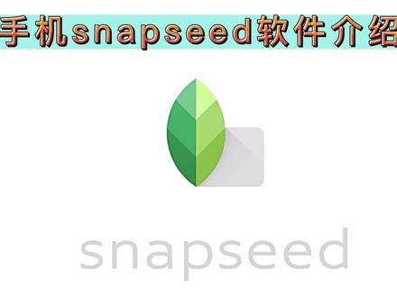 手机snapseed软件介绍 #摄影后期教程