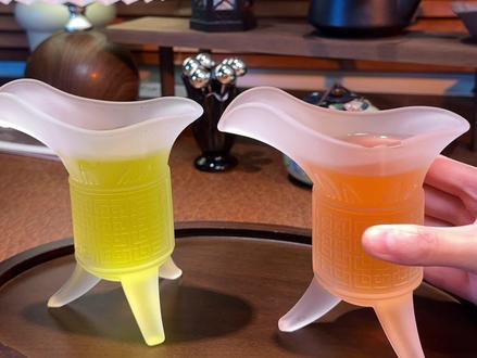 这才是中式品酒的浪漫!仿古爵杯也太有韵味了。#古爵杯 #玻璃杯#提升幸福感好物 #杯子