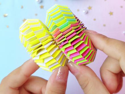 星星纸做的无限翻翻乐也太解压了吧,快艾特你的列表一二三给你折#手工 #折纸 #解压 #手工玩具