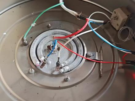 电热水桶通电不加热维修,换个温控搞定