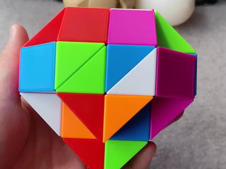 #专注力 #益智 #动手动脑 #魔方教程 36节魔尺爱心详细讲解来啦,培养耐心和专注力,一起来试试看吧!#益智玩具
