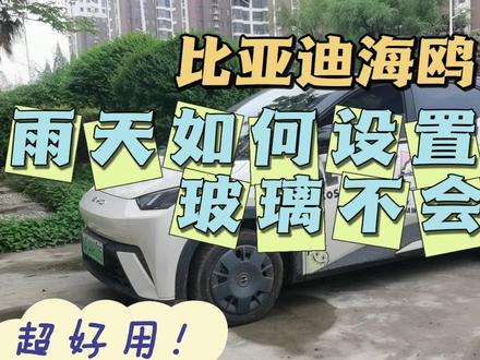 雨天开车玻璃起雾真是糟心!这三个好用的设置一定要用起来!让你雨天行车安全又舒适!#用车小常识 #比亚迪海鸥 #用车知识 #dou是好车