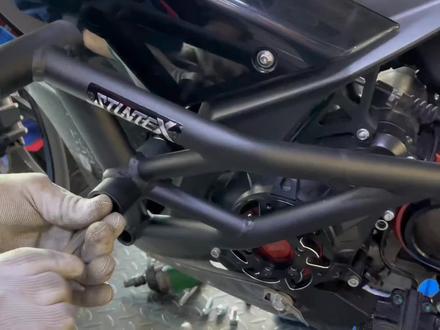 铃木gsx安装护杠 #大连华东售后