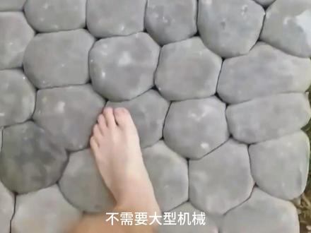 混凝土装袋铺路?这种施工方式太巧妙 #涨知识 #修路 #道路施工 #每日趣味新闻