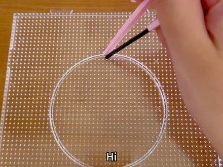 拼豆版修勾告白谁能拒绝~#拼豆 #拼豆日常 #手工diy #线条小狗 #dou+上热门