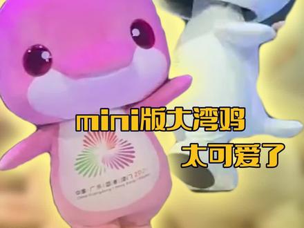 比大湾鸡更可爱的是小湾鸡 #大湾鸡 #萌物 #吉祥物 #海豚