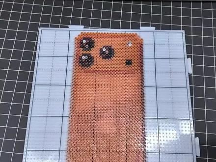 拼豆拼好后没有镜像怎么办? #拼豆 #拼豆豆 #拼豆日常