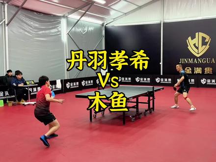 世排前五丹羽孝希Vs业余木鱼 #乒乓球 #丹羽孝希侧切