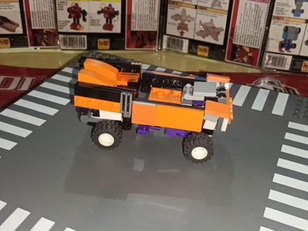 积木变形金刚moc地带二合一微型战士锤击#乐高moc #变形金刚地带漫画版人物 #地带二合一 #微型战士 #霸天虎