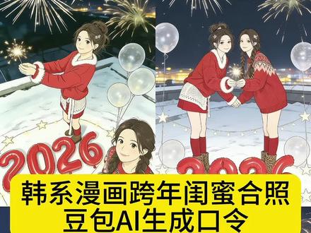 #豆包ai #豆包P图已经nextlevel了 #跨年美照我先预制上 跨年美照我先预制上