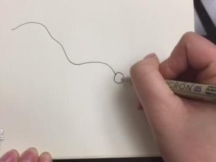 这样画金鱼更有意思,简笔手绘金鱼之蝶尾