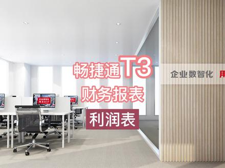 用友T3财务软件实操,财务报表中的利润表编制及其核对#用友财务软件 #实操干货分享 #财务人 #会计做账实操 #干货分享