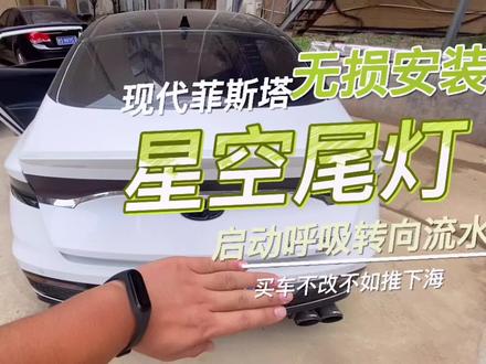 #菲斯塔 #dou是好车 秒天秒地的神车菲斯塔 升级星空尾灯总成!准备干隔壁的思域去...