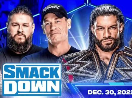 【2022/12/31SD】塞纳回归首战搭档KO大战罗曼家族 #wwe #搏击